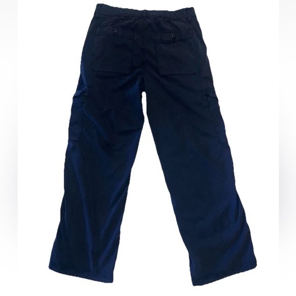 American Eagle Women’s Mid Rise Baggy Wide Leg Cargo Pants Sz 2 - Picture 5 of 8